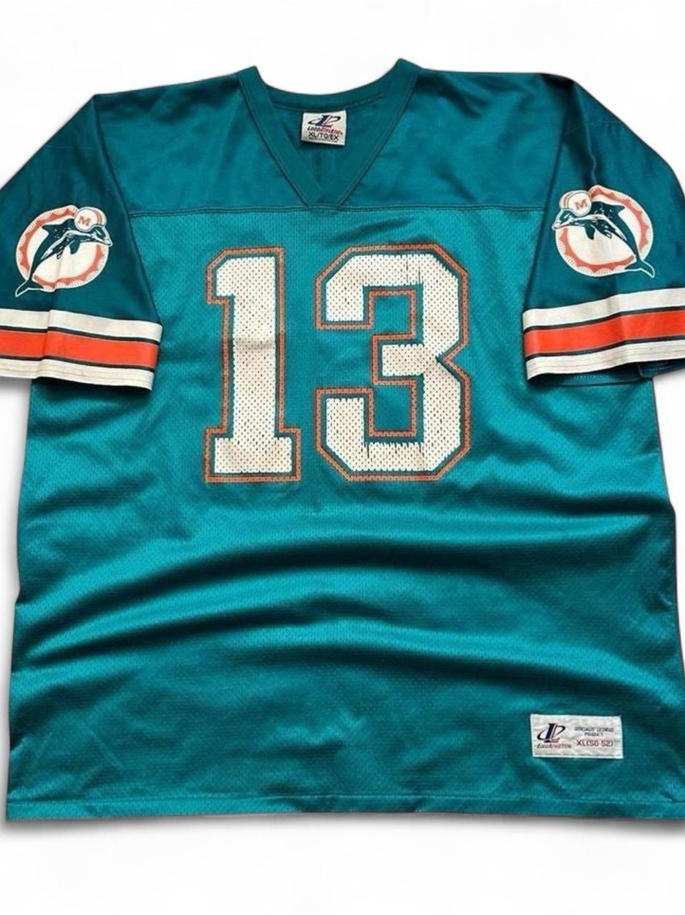 Vintage 1990s Dan Marino STARTER Teal Miami Dolphins #13 Football Jersey XL